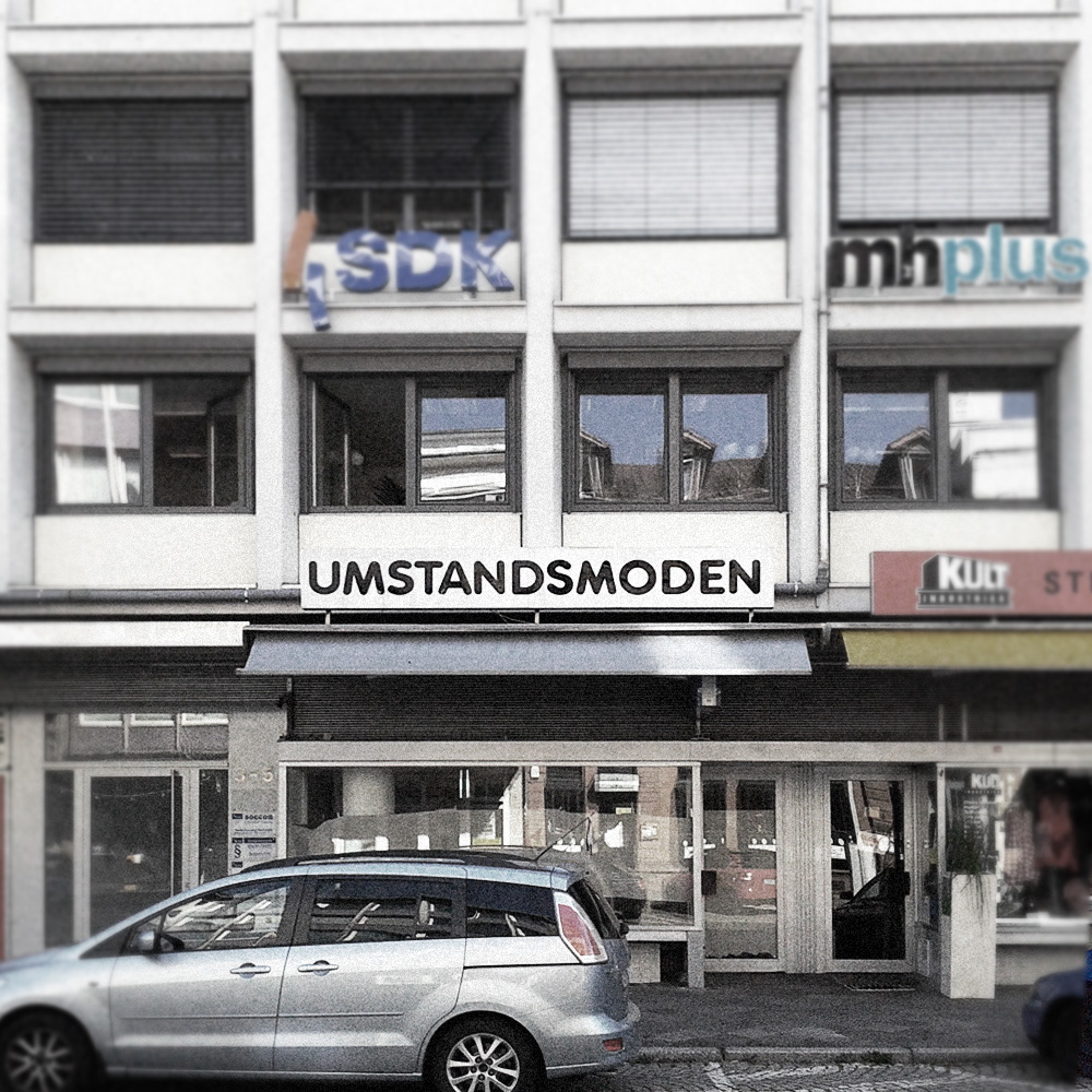 umstandsmode sign